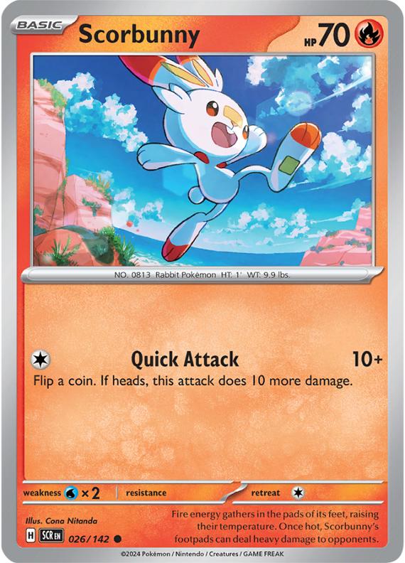 Image of Scorbunny Stellar Crown (SCR) #026