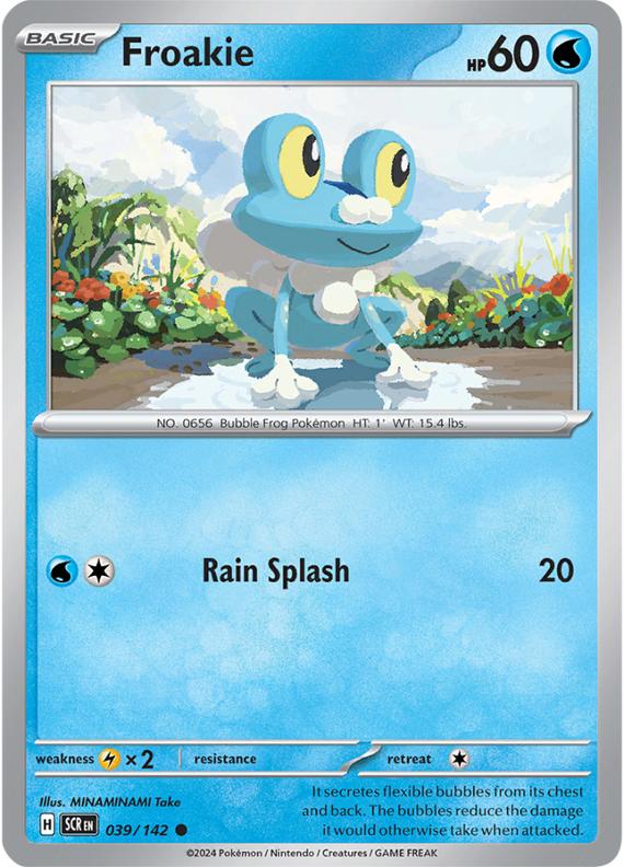 Image of Froakie Stellar Crown (SCR) #039