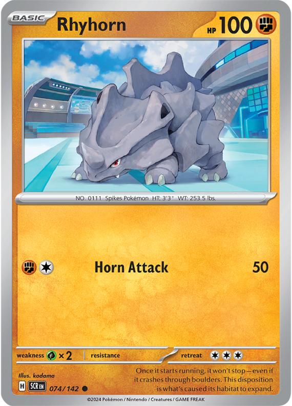 Image of Rhyhorn Stellar Crown (SCR) #074