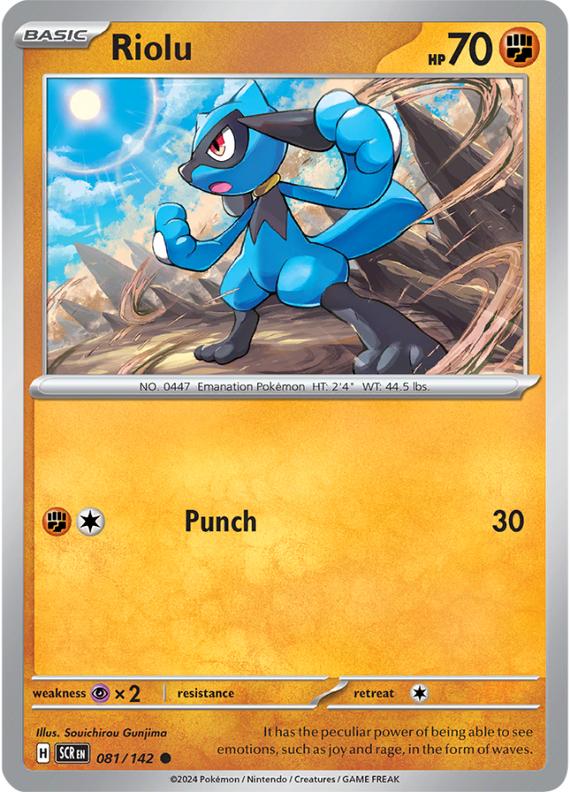 Image of Riolu Stellar Crown (SCR) #081
