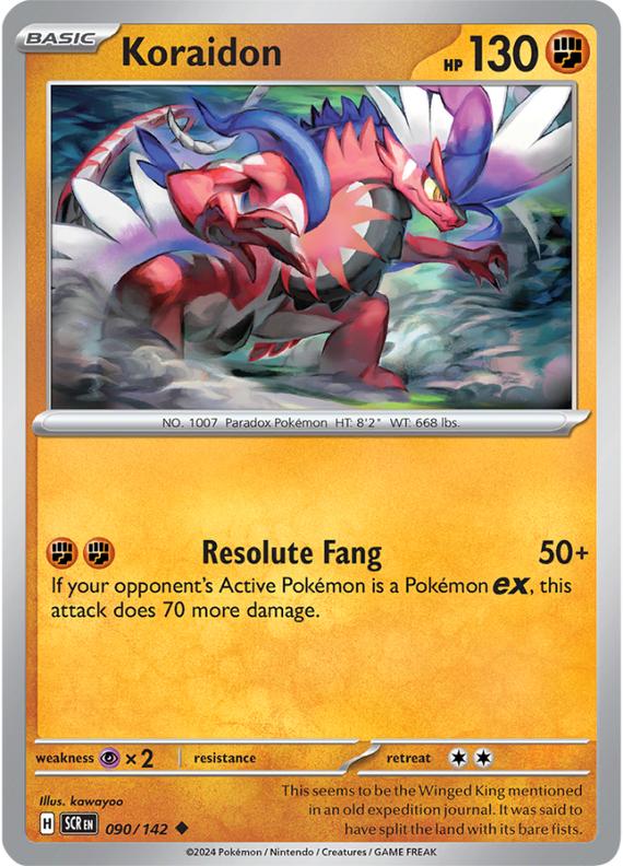 Image of Koraidon Stellar Crown (SCR) #090