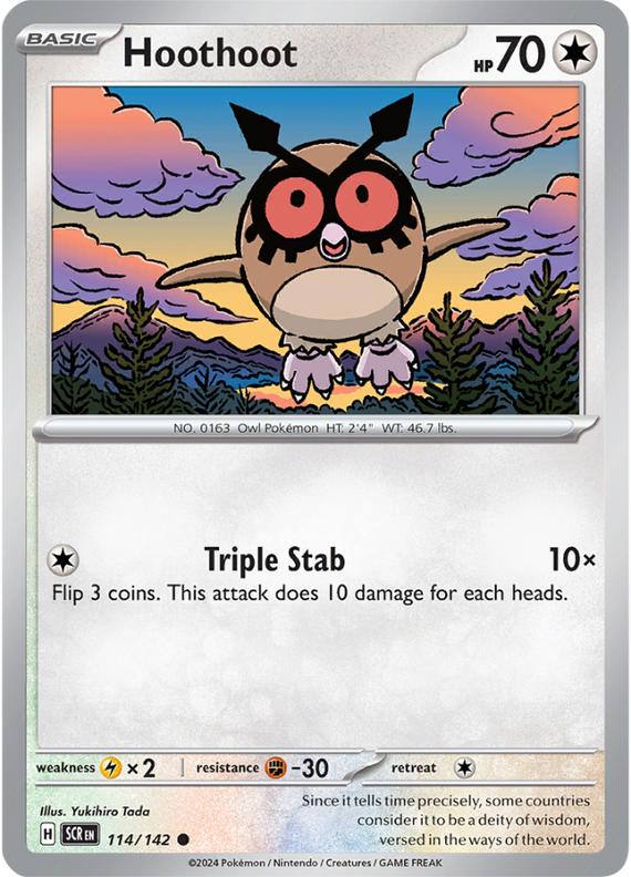 Image of Hoothoot Stellar Crown (SCR) #114