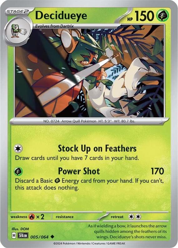 Image of Decidueye Shrouded Fable (SFA) #005