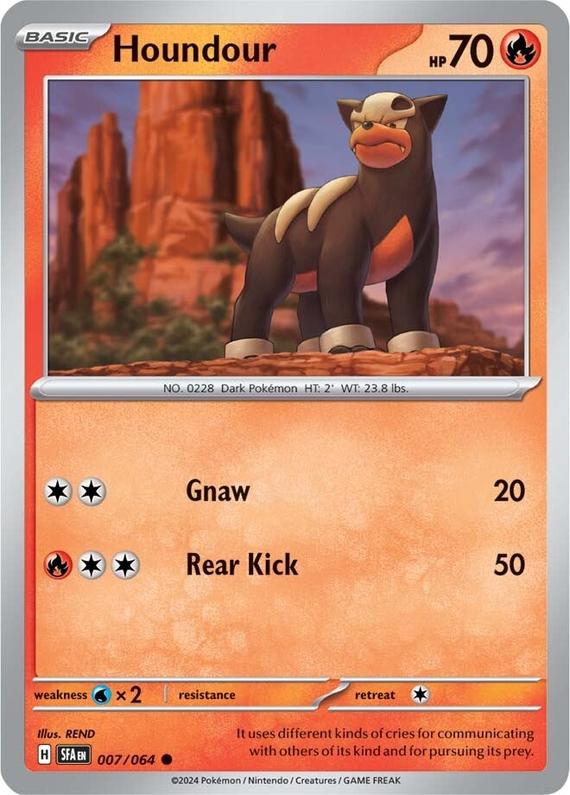 Image of Houndour Shrouded Fable (SFA) #007