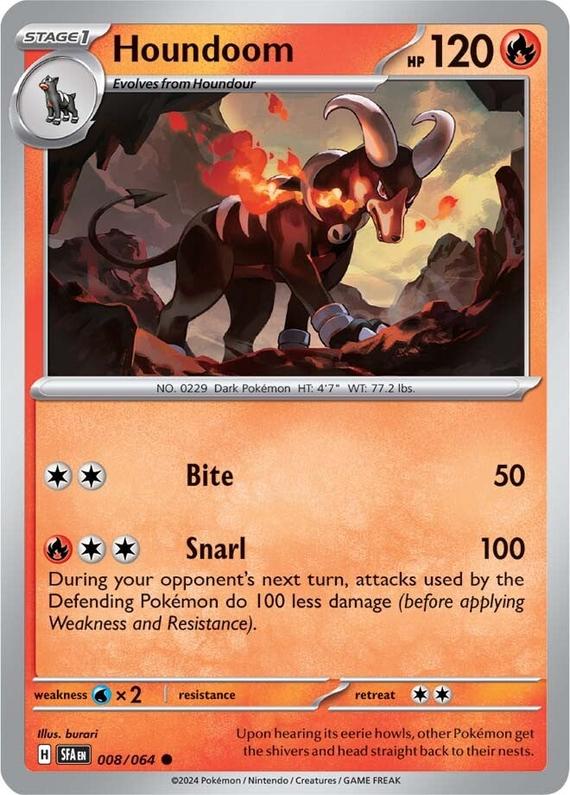 Image of Houndoom Shrouded Fable (SFA) #008