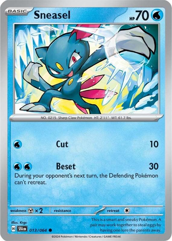 Image of Sneasel Shrouded Fable (SFA) #013