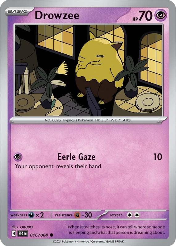 Image of Drowzee Shrouded Fable (SFA) #016