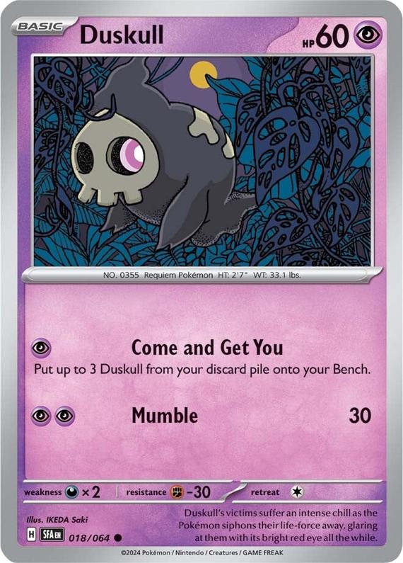 Image of Duskull Shrouded Fable (SFA) #018