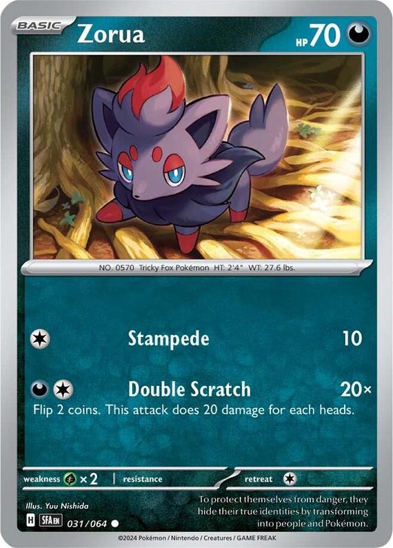 Image of Zorua Shrouded Fable (SFA) #031
