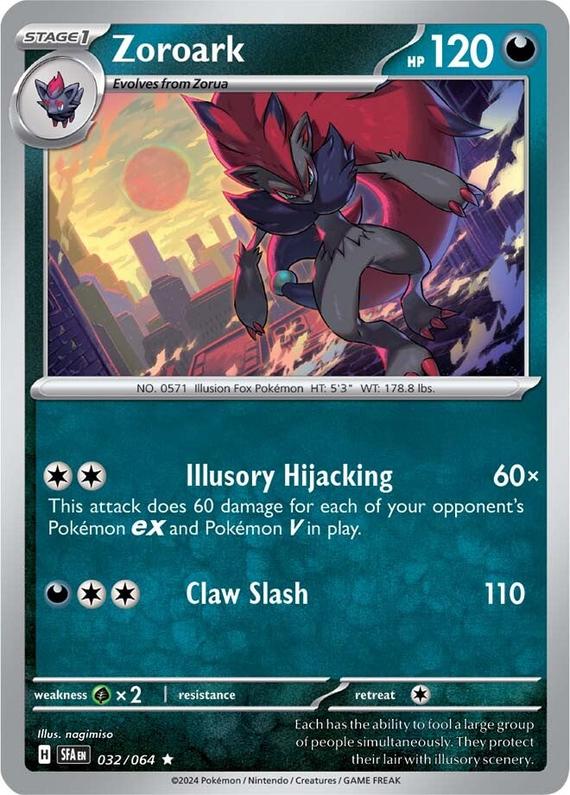 Image of Zoroark Shrouded Fable (SFA) #032