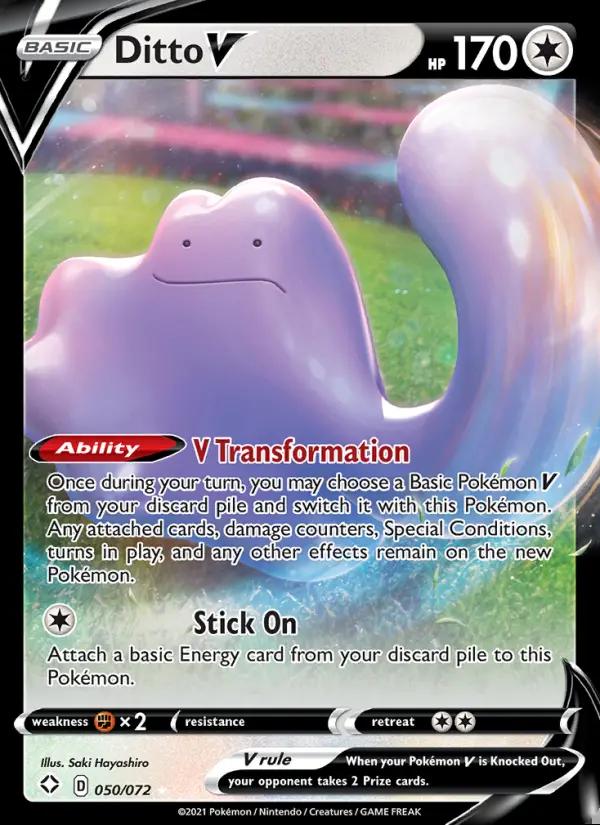 Image of Ditto V Shining Fates (SHF) #050