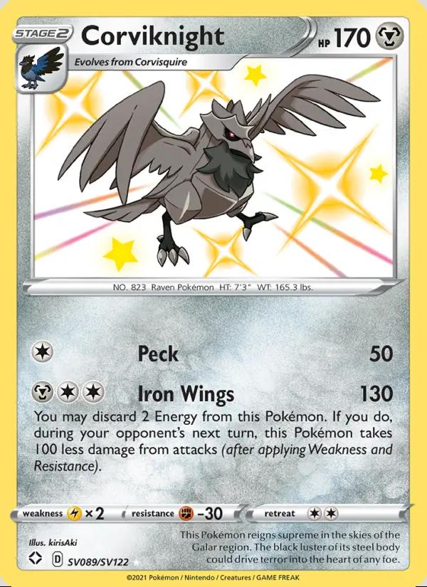 Image of Corviknight Shining Fates (SHF) #SV089