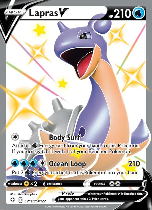 Image of Lapras V Shining Fates (SHF) #SV110