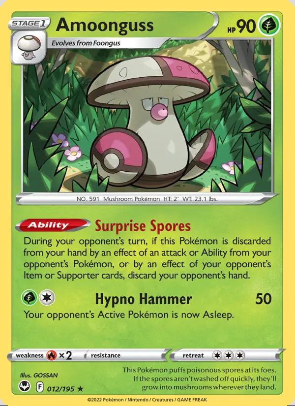 Image of Amoonguss Silver Tempest (SIT) #012