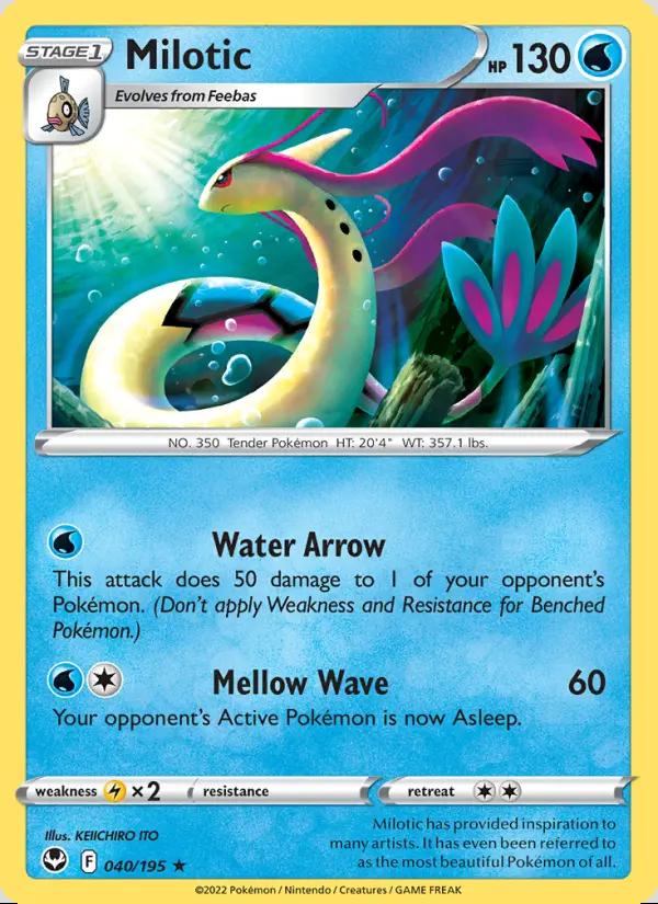 Image of Milotic Silver Tempest (SIT) #040
