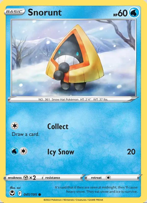 Image of Snorunt Silver Tempest (SIT) #041