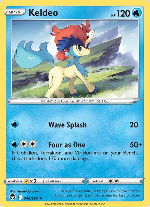 Image of Keldeo Silver Tempest (SIT) #046