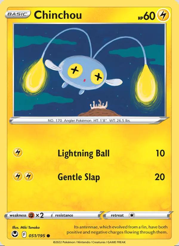 Image of Chinchou Silver Tempest (SIT) #051