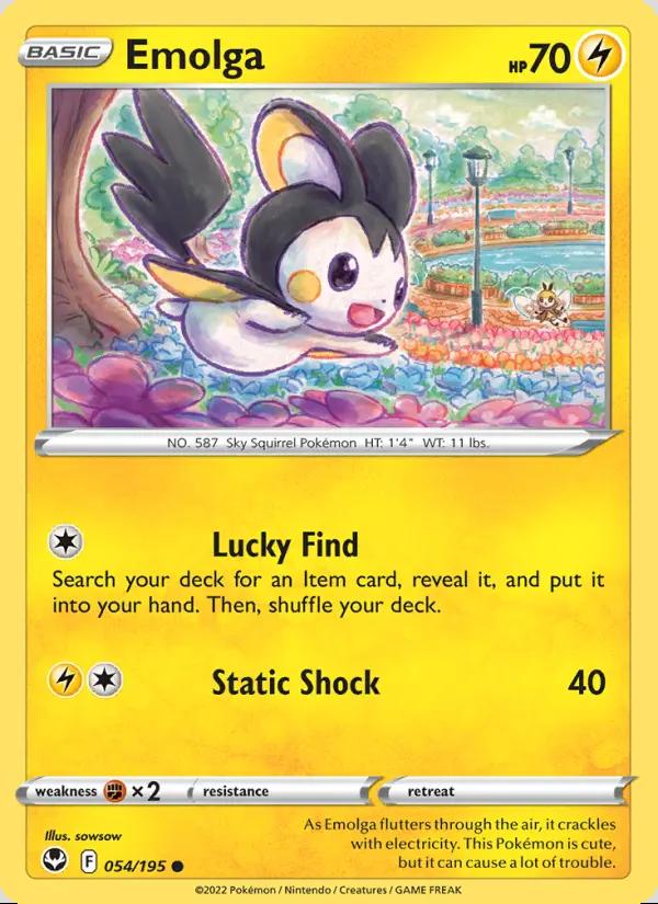 Image of Emolga Silver Tempest (SIT) #054