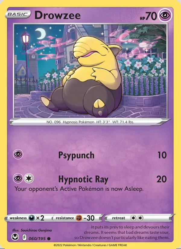Image of Drowzee Silver Tempest (SIT) #060