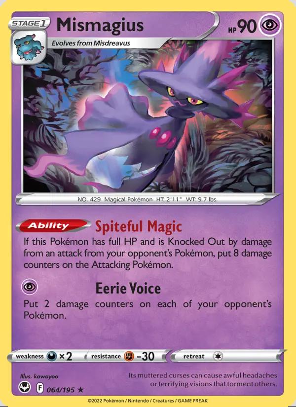 Image of Mismagius Silver Tempest (SIT) #064
