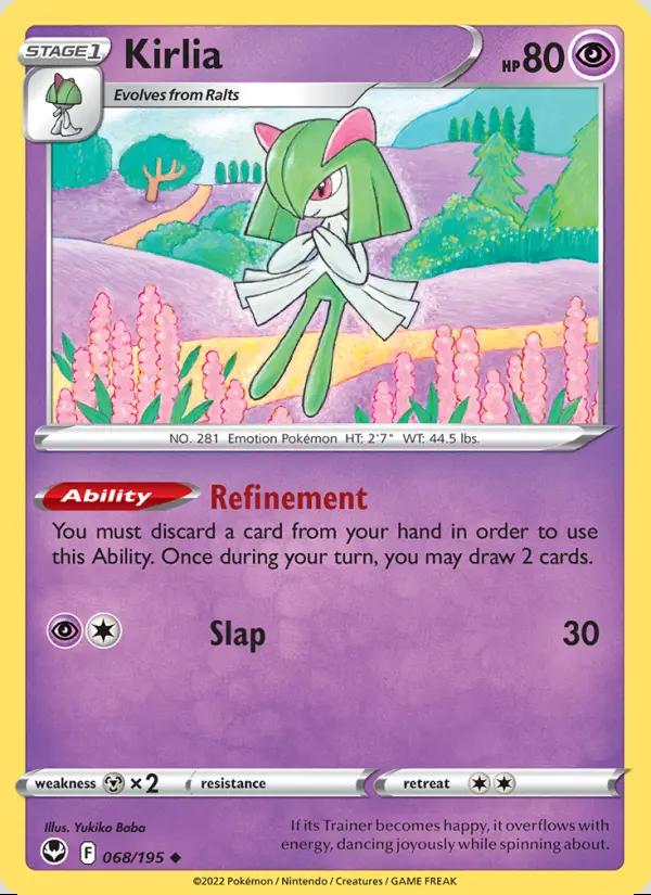 Image of Kirlia Silver Tempest (SIT) #068