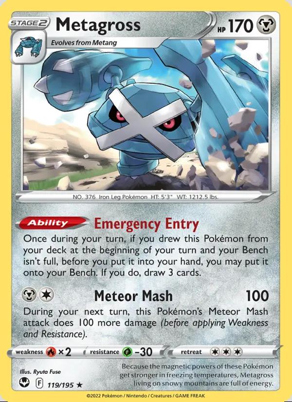 Image of Metagross Silver Tempest (SIT) #119