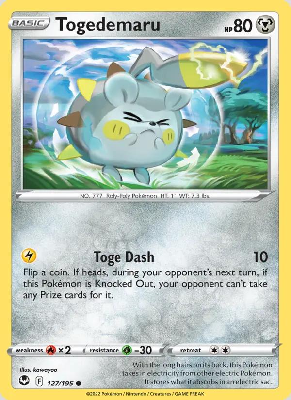 Image of Togedemaru Silver Tempest (SIT) #127