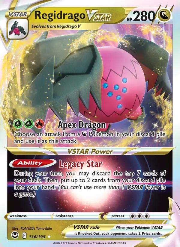 Image of Regidrago VSTAR Silver Tempest (SIT) #136