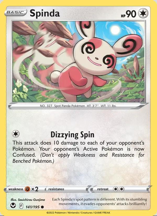 Image of Spinda Silver Tempest (SIT) #141