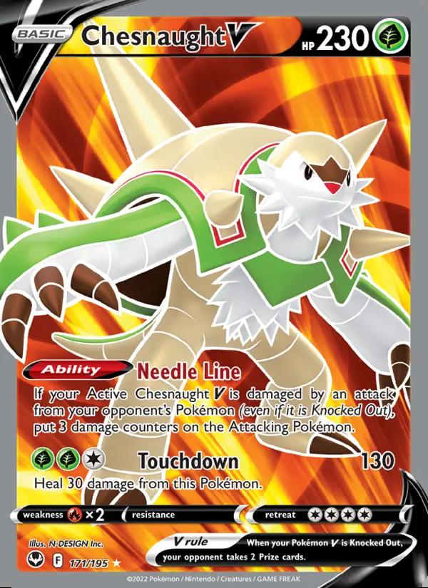 Image of Chesnaught V Silver Tempest (SIT) #171