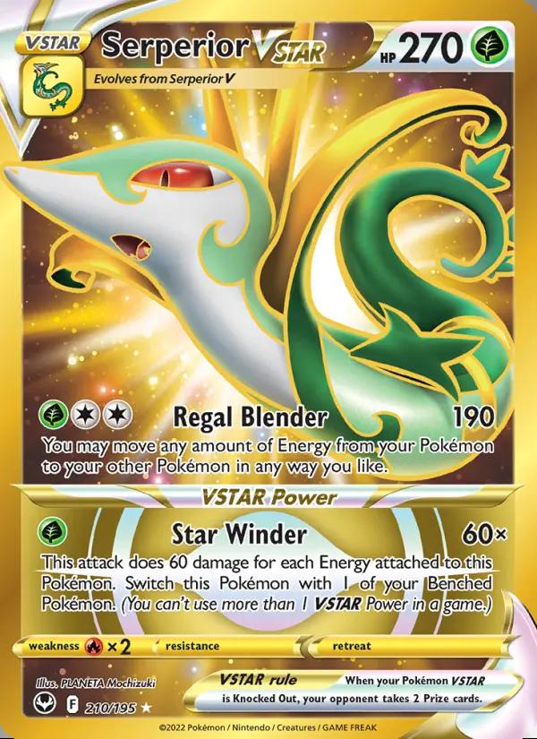 Image of Serperior VSTAR Silver Tempest (SIT) #210