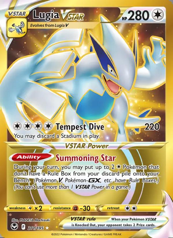 Image of Lugia VSTAR Silver Tempest (SIT) #211