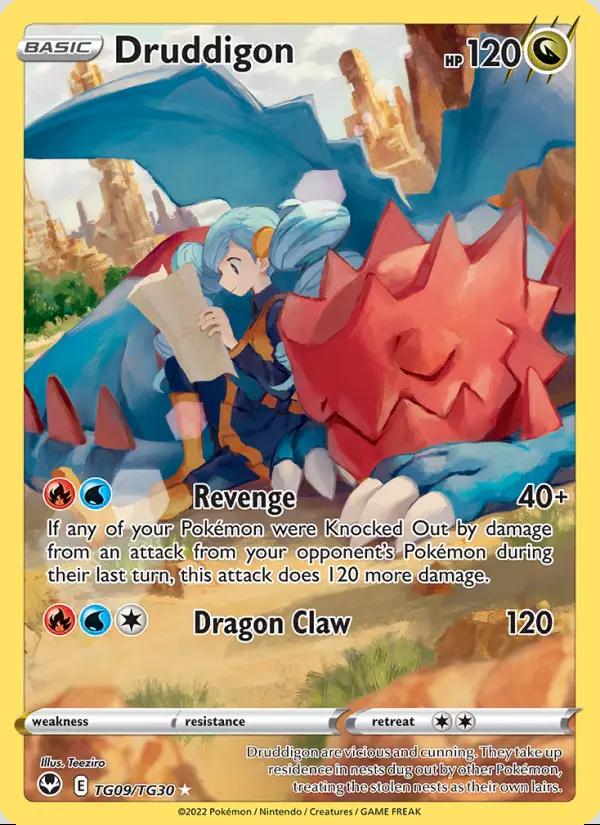 Image of Druddigon Silver Tempest (SIT) #TG09
