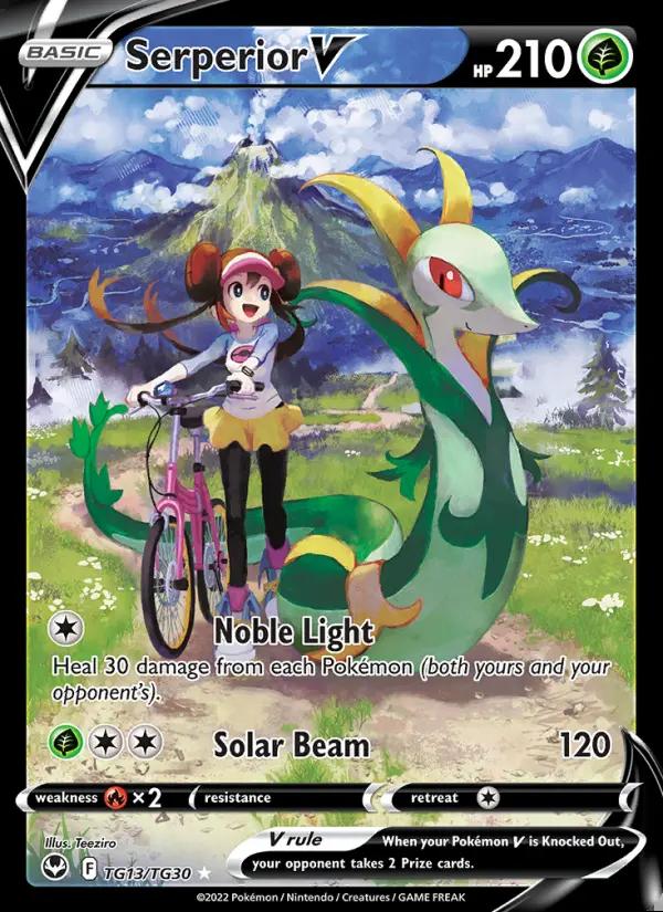 Image of Serperior V Silver Tempest (SIT) #TG13