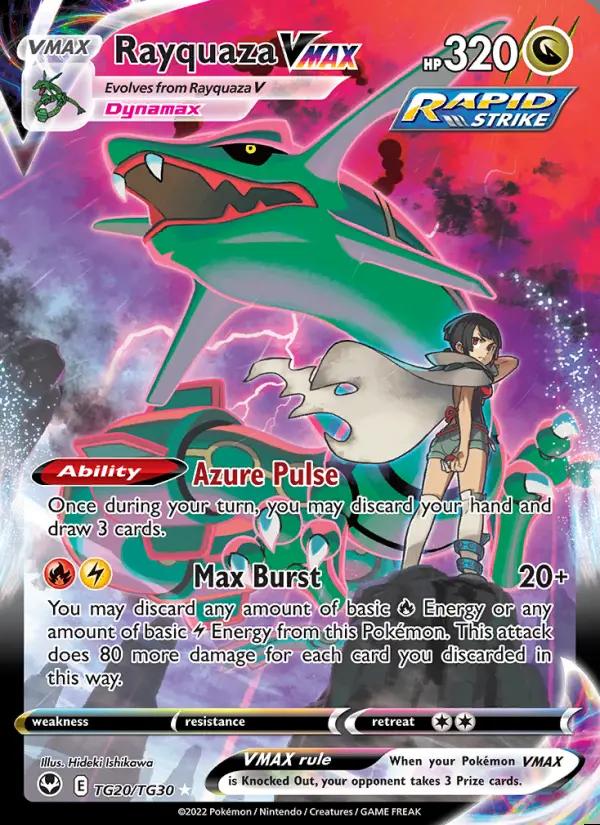 Image of Rayquaza VMAX Silver Tempest (SIT) #TG20