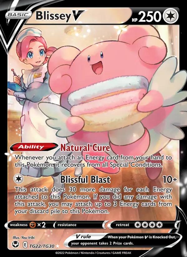 Image of Blissey V Silver Tempest (SIT) #TG22