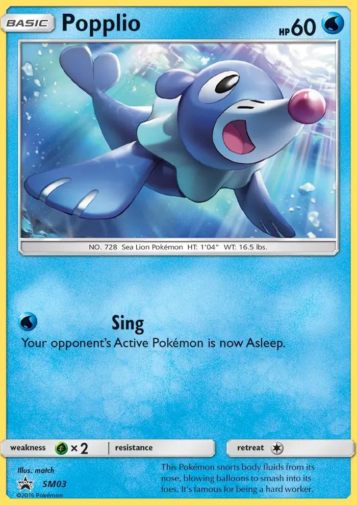 Image of Popplio Sun and Moon Promos (SMP) #SM03