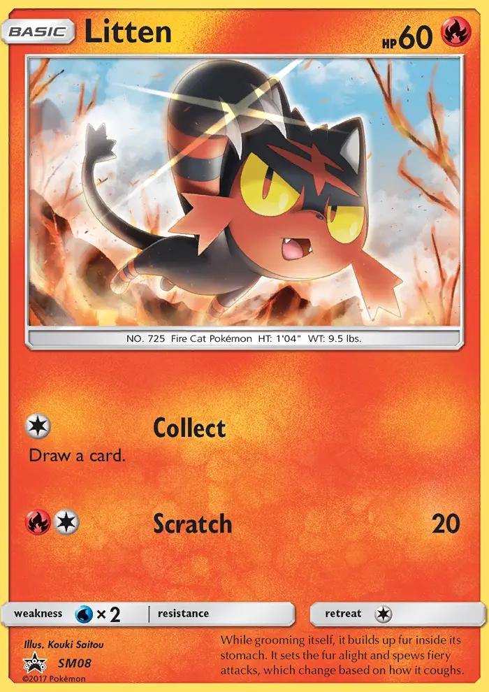 Image of Litten Sun and Moon Promos (SMP) #SM08