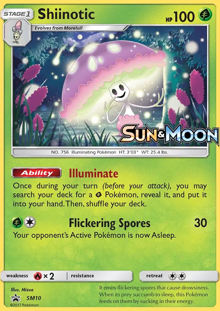 Image of Shiinotic Sun and Moon Promos (SMP) #SM10