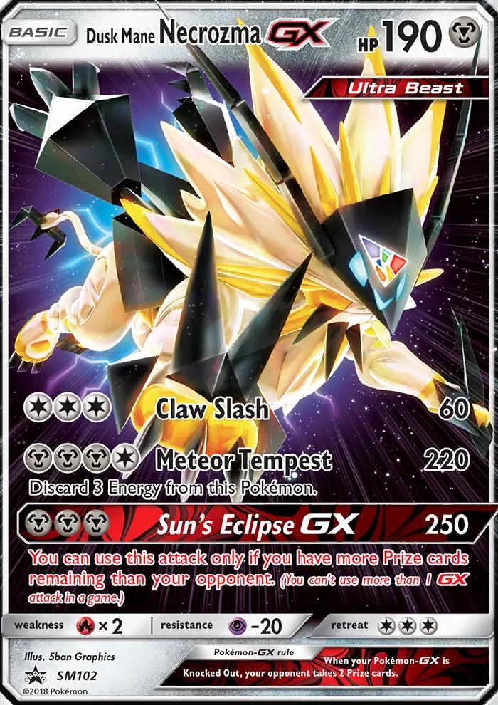 Image of Dusk Mane Necrozma-GX Sun and Moon Promos (SMP) #SM102