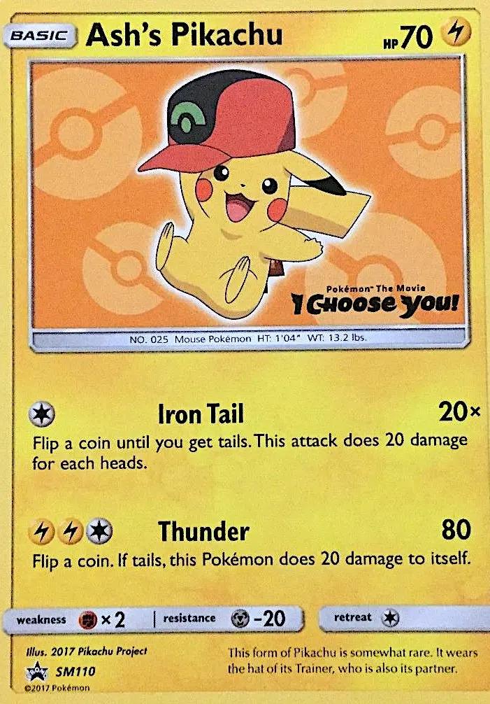 Image of Ashs Pikachu Sun and Moon Promos (SMP) #SM110