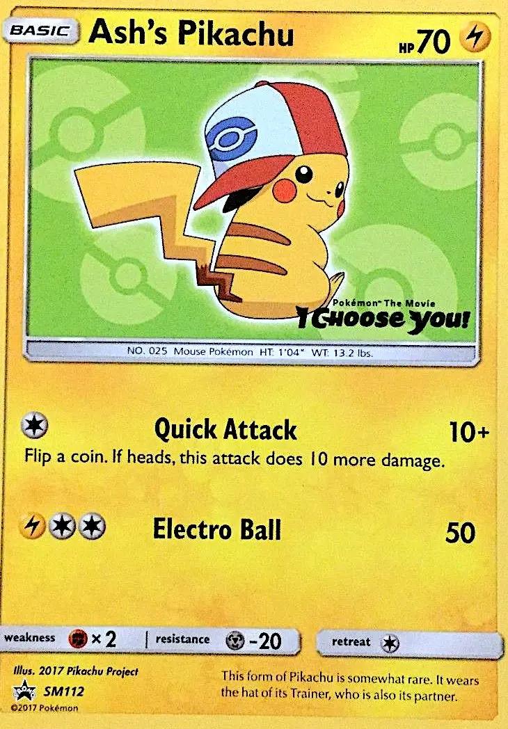 Image of Ashs Pikachu Sun and Moon Promos (SMP) #SM112