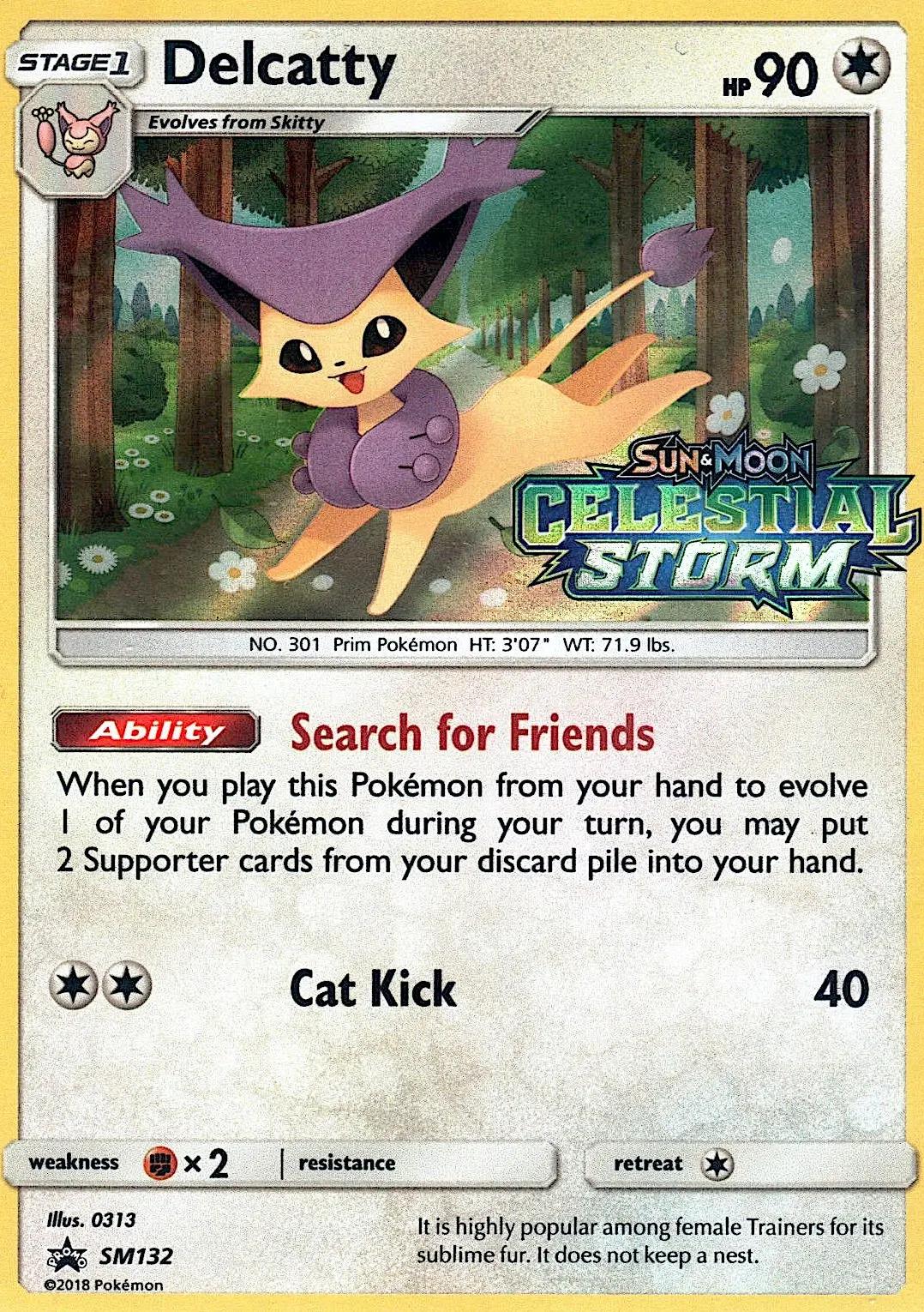 Image of Delcatty Sun and Moon Promos (SMP) #SM132
