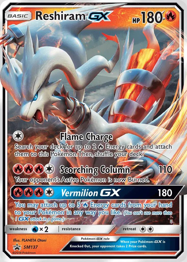 Image of Reshiram-GX Sun and Moon Promos (SMP) #SM137