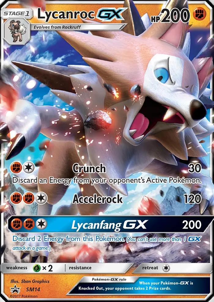 Image of Lycanroc-GX Sun and Moon Promos (SMP) #SM14