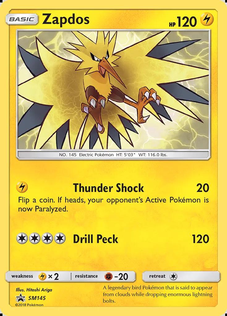 Image of Zapdos Sun and Moon Promos (SMP) #SM145