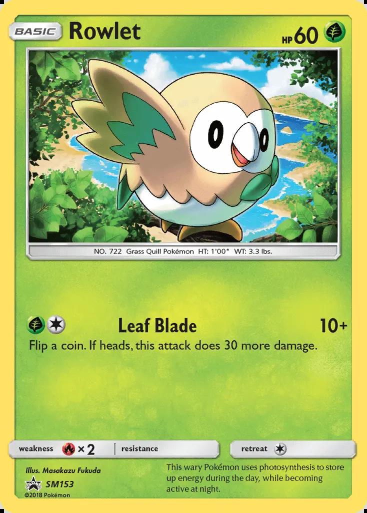 Image of Rowlet Sun and Moon Promos (SMP) #SM153