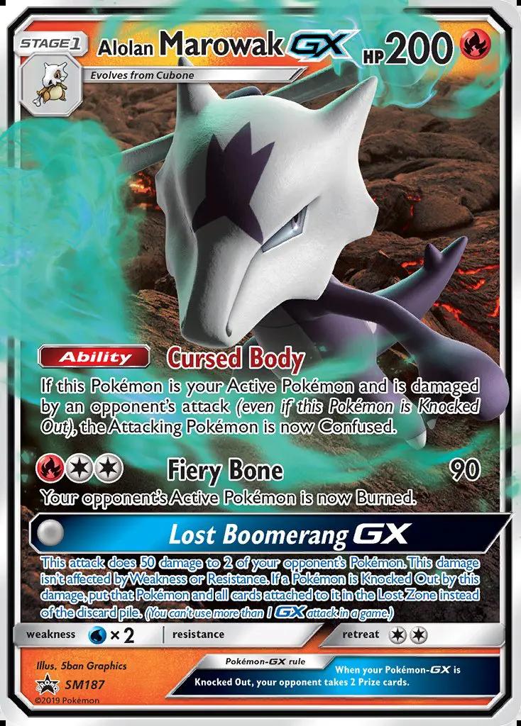 Image of Alolan Marowak-GX Sun and Moon Promos (SMP) #SM187