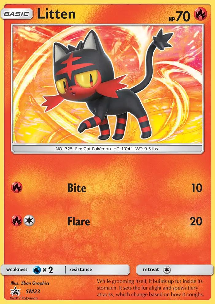 Image of Litten Sun and Moon Promos (SMP) #SM23